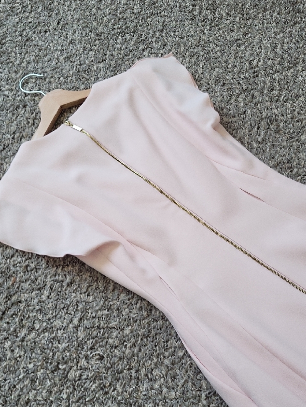 Eliza J Light Blush Midi Sheath Dress - Picture 5 of 6